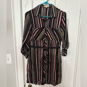 Love notes shirt dress